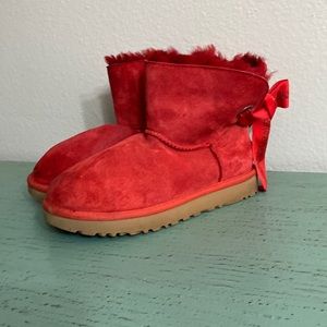 Women Red ugg boots